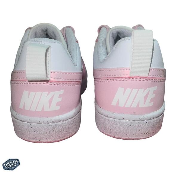 NIKE Big Girls Pink Foam Court Borough Low Recraft Casual Sneakers Athletic Shoe - Picture 10 of 16